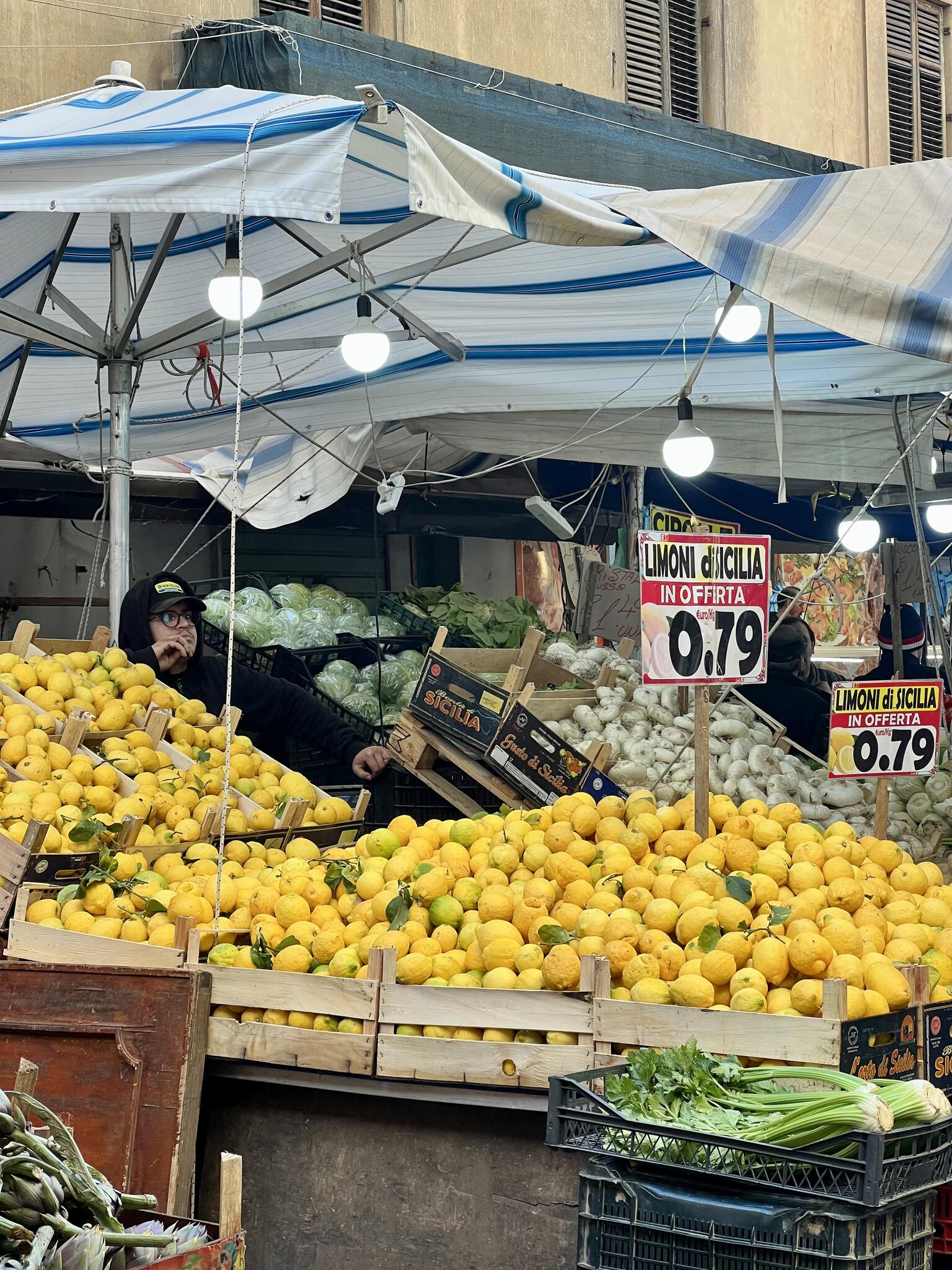 Les marchés Ballaro et Vucciria